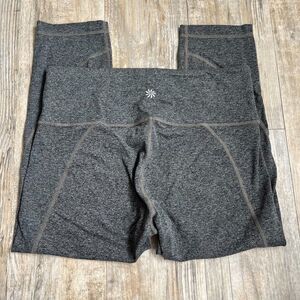 Athleta Leggings Capri M Gray and Brown